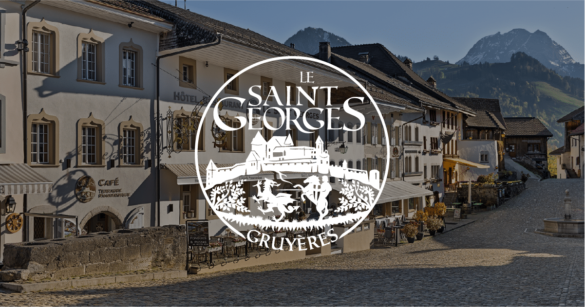 Le Saint Georges in Gruyères, Switzerland
