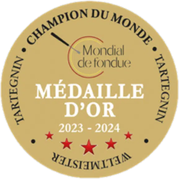 Champion du Monde – Mondial de fondue, Médaille d'Or 2023-2024