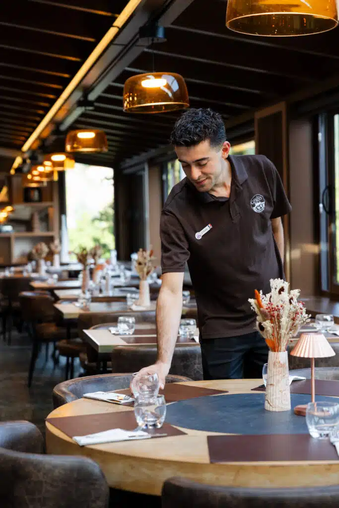 Véranda du restaurant Le Saint Georges à Gruyères